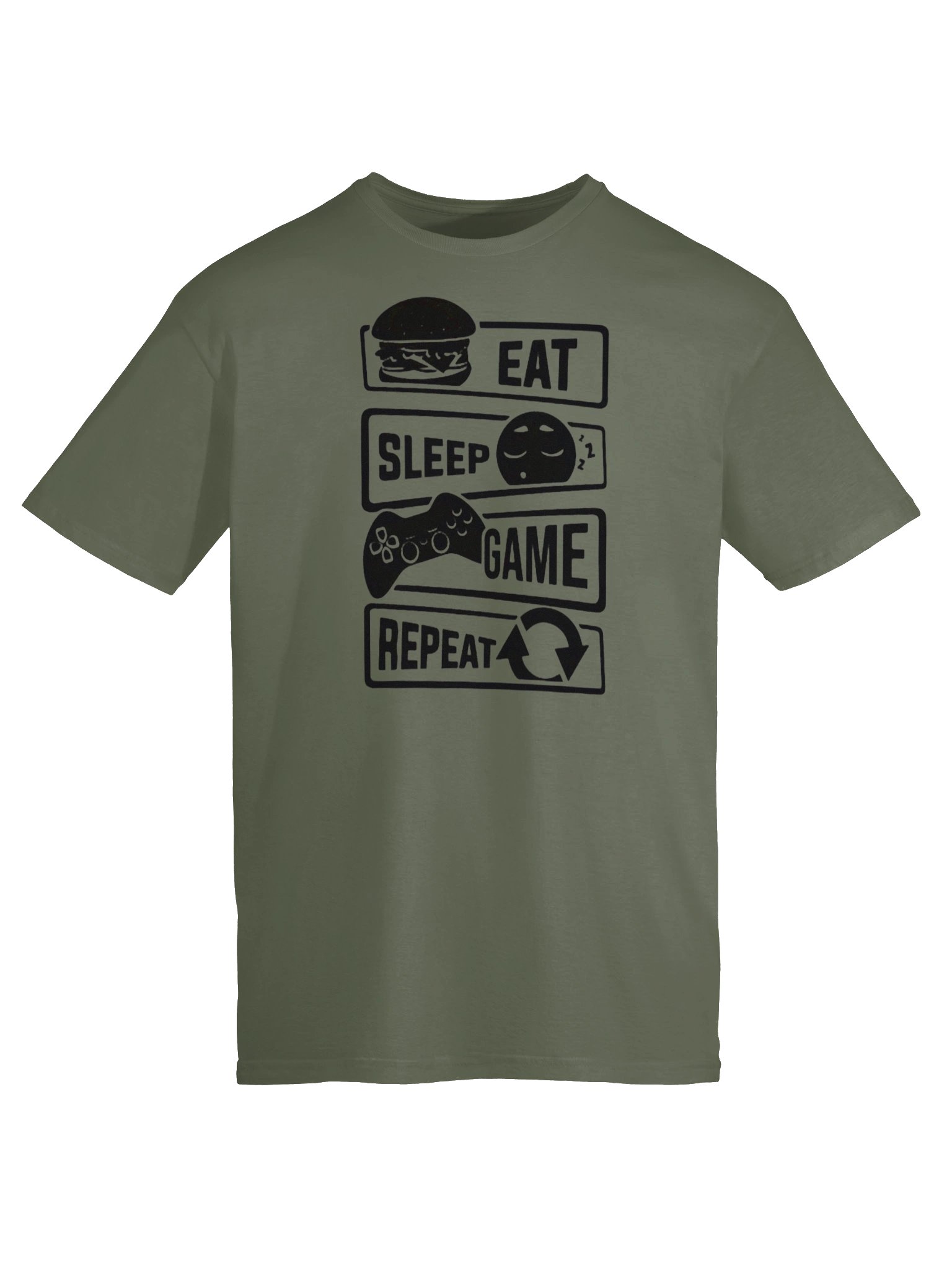 Eat Sleep Game Repeat T-Shirt product image (3)