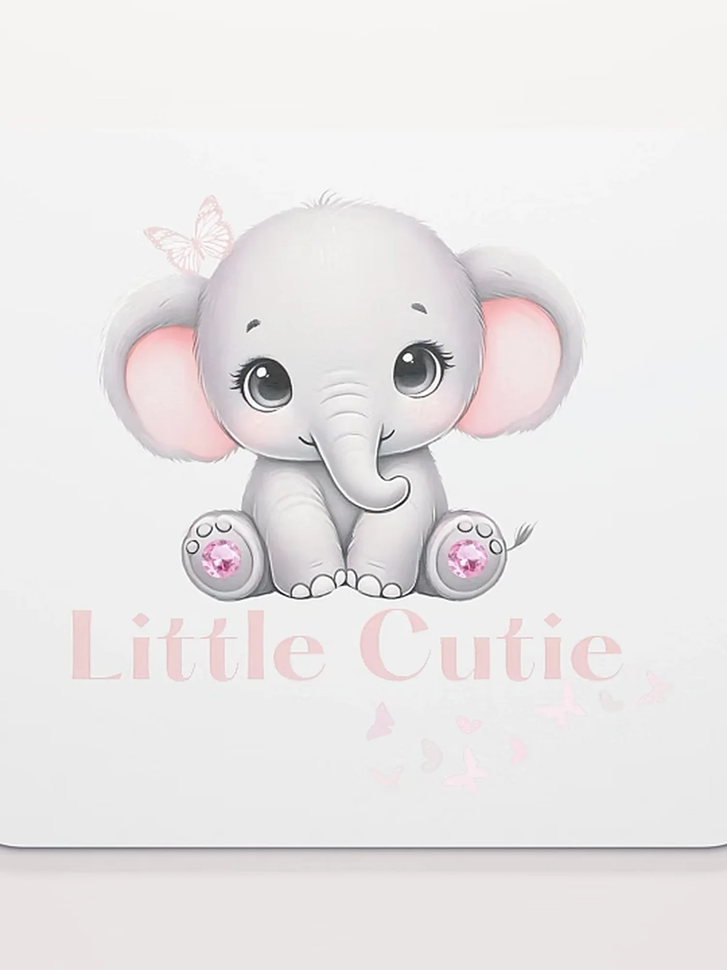 Little Cutie Elephant Mouse Pad product image (1)