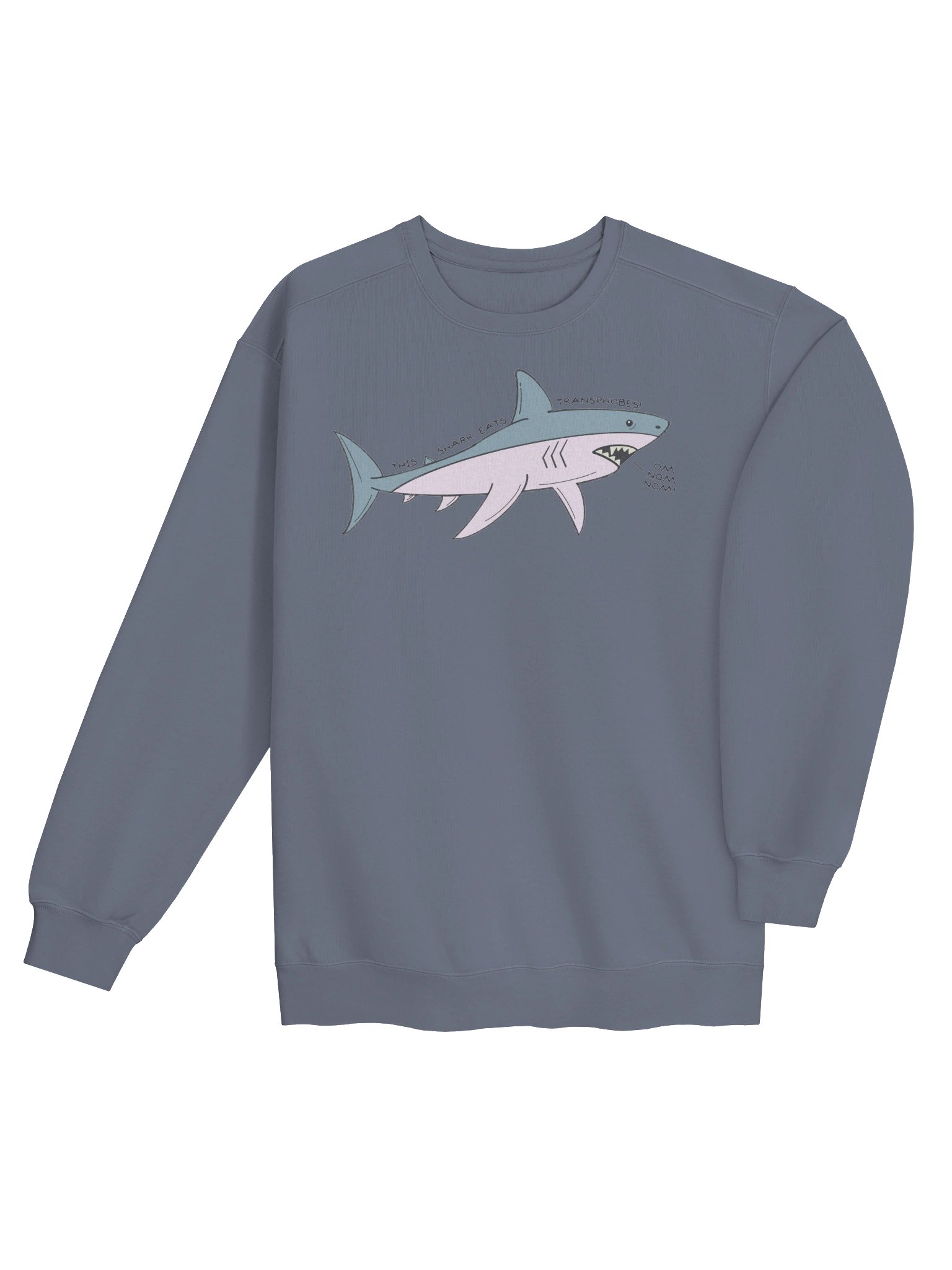 THIS SHARK EATS TRANSPHOBES SWEATSHIRT product image (12)