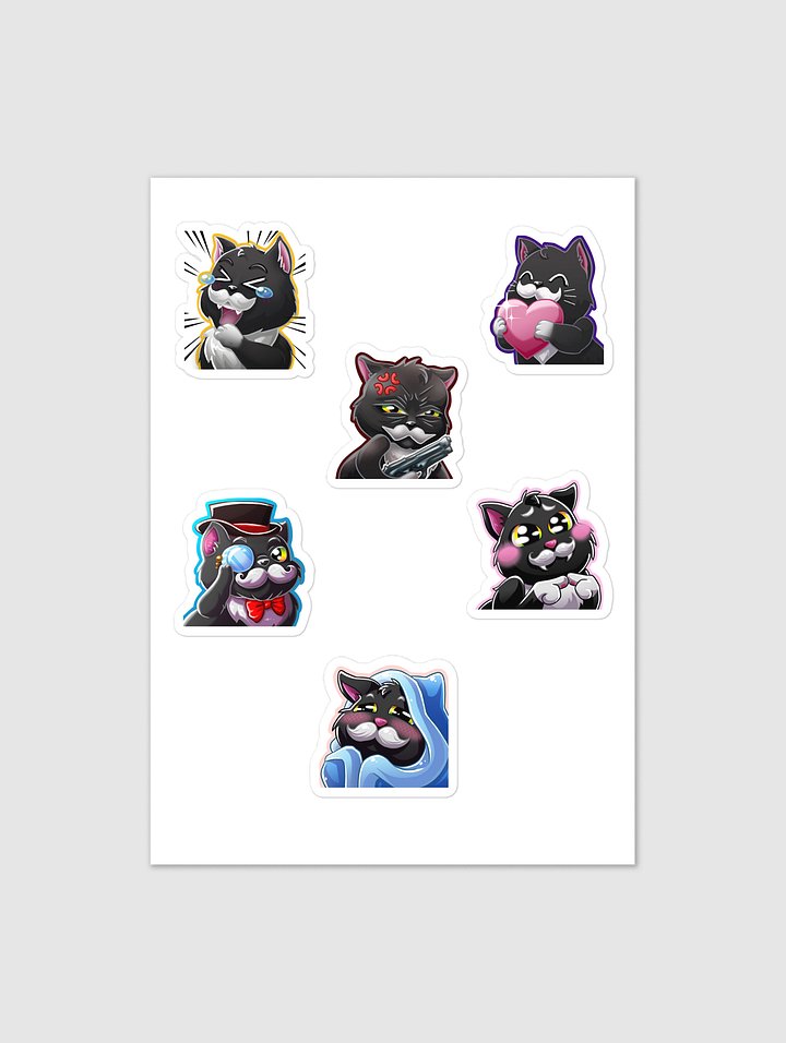 Zymmiemote 6 Sticker Variety Sheet product image (1)
