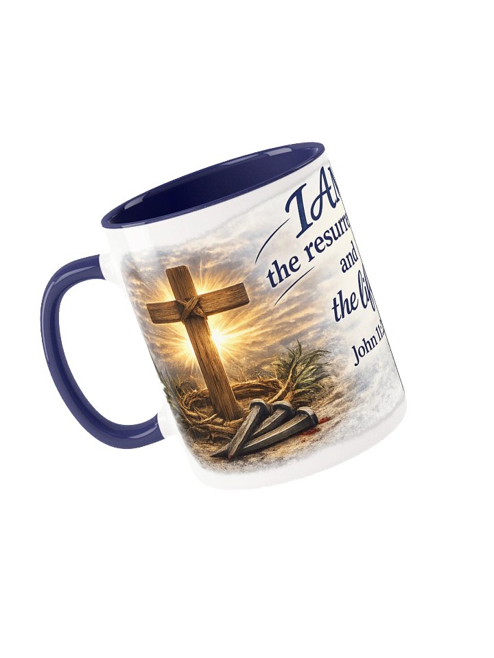 Resurrection & Life Crown of Thorns Ceramic Mug product image (2)