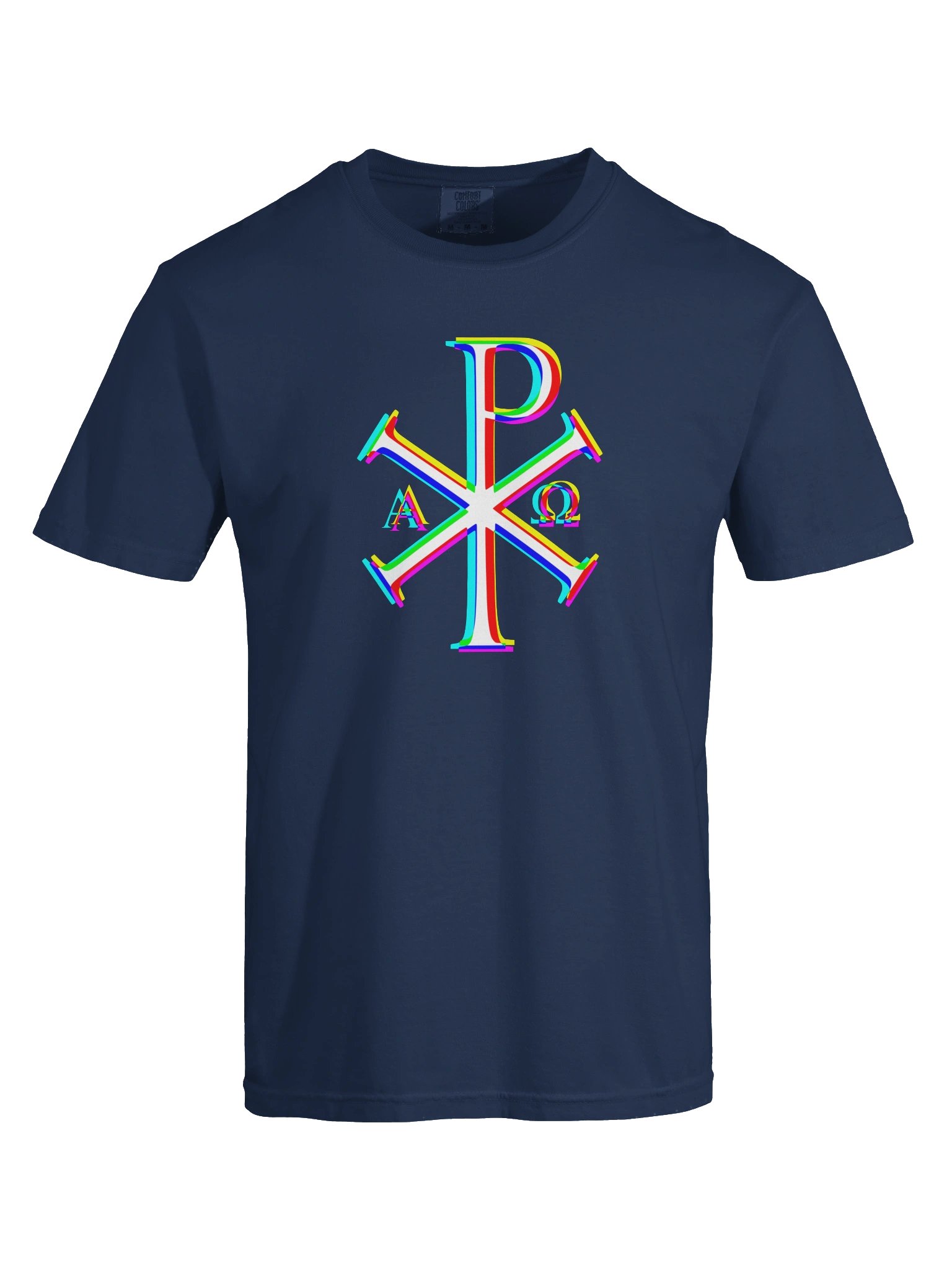 Chi Rho Colors T-Shirt (Light on Dark) product image (1)