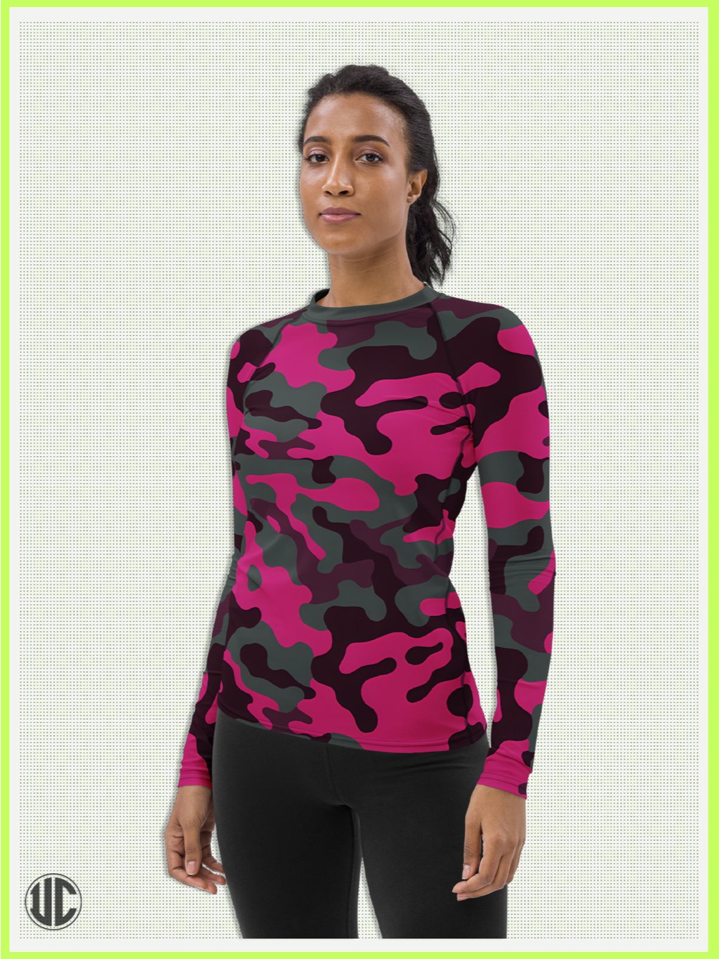 Savage Woodland Pink Camo - Women’s Rash Guard product image (6)