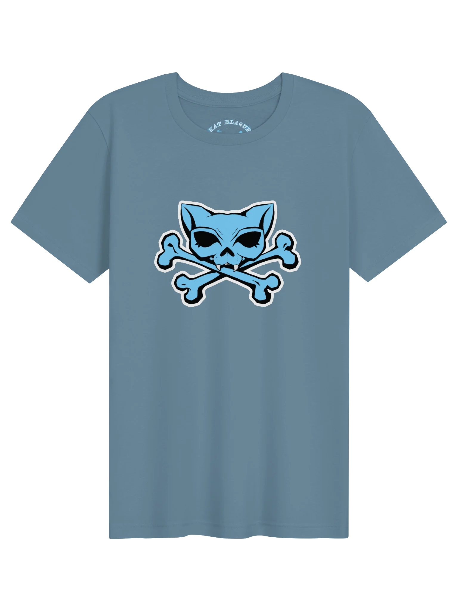 Blue Kat Skull Shirt product image (41)