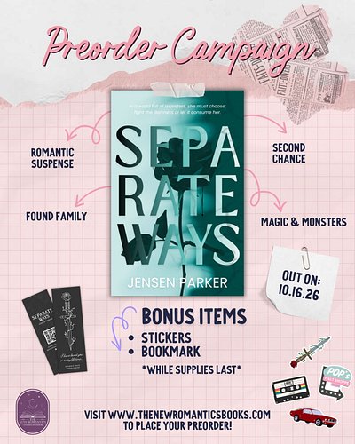 Separate Ways releases October 16th!! But you can PREORDER now 🥀🖤🗡️🍂🪦🔮 I’m excited to partner with @thenewromanticsbooks for ...