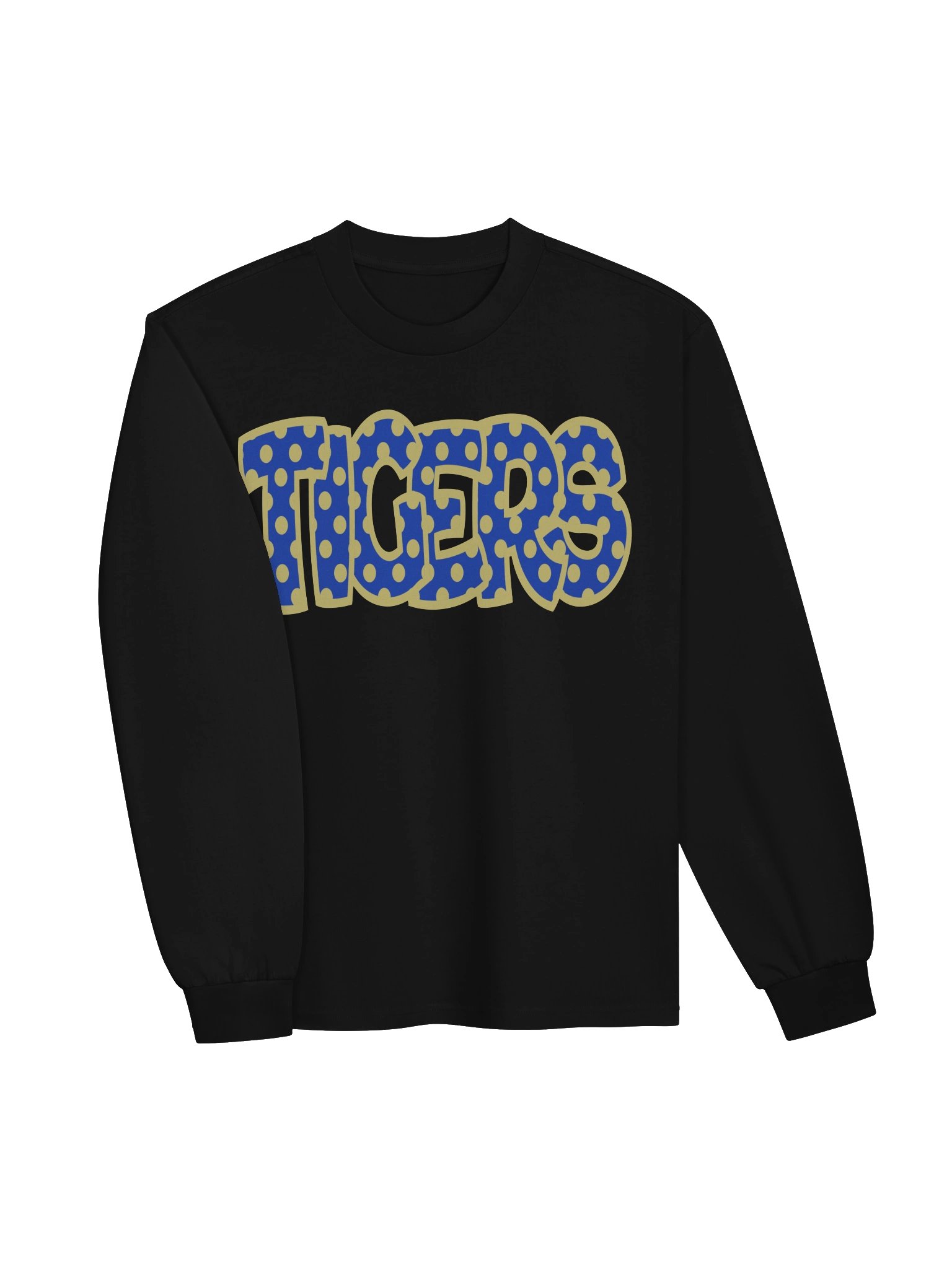Tigers Polka Dot Long Sleeve T-Shirt product image (10)