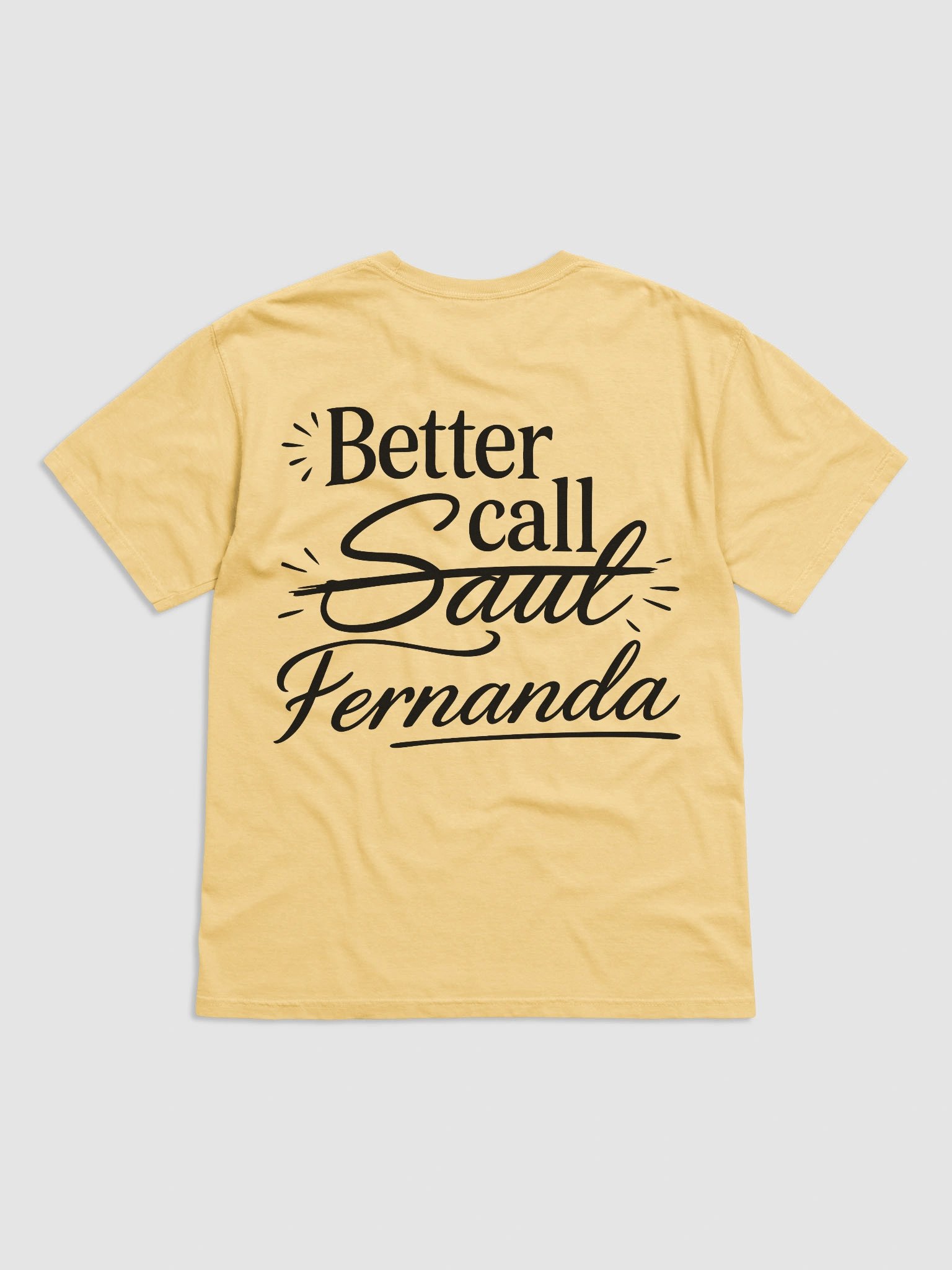 Team T-Shirt - Fernanda (Yellow) product image (1)