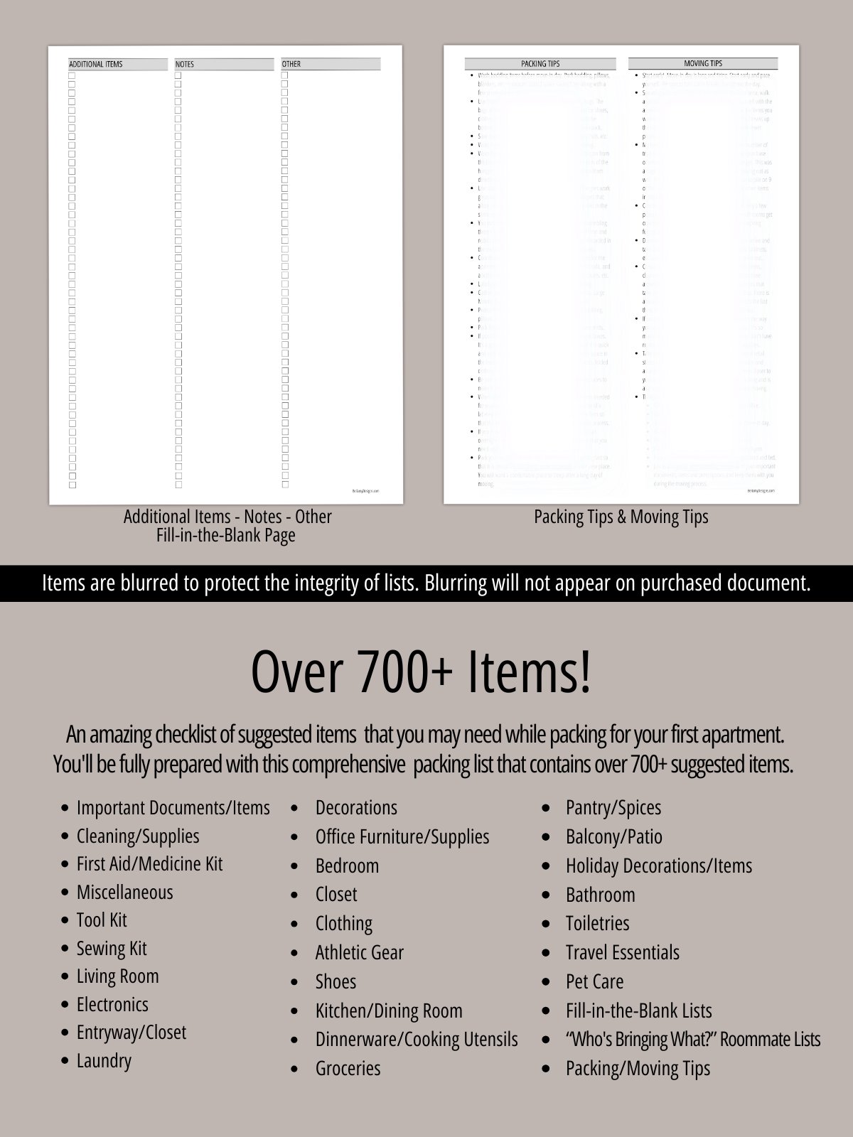 First Apartment Packing List product image (5)