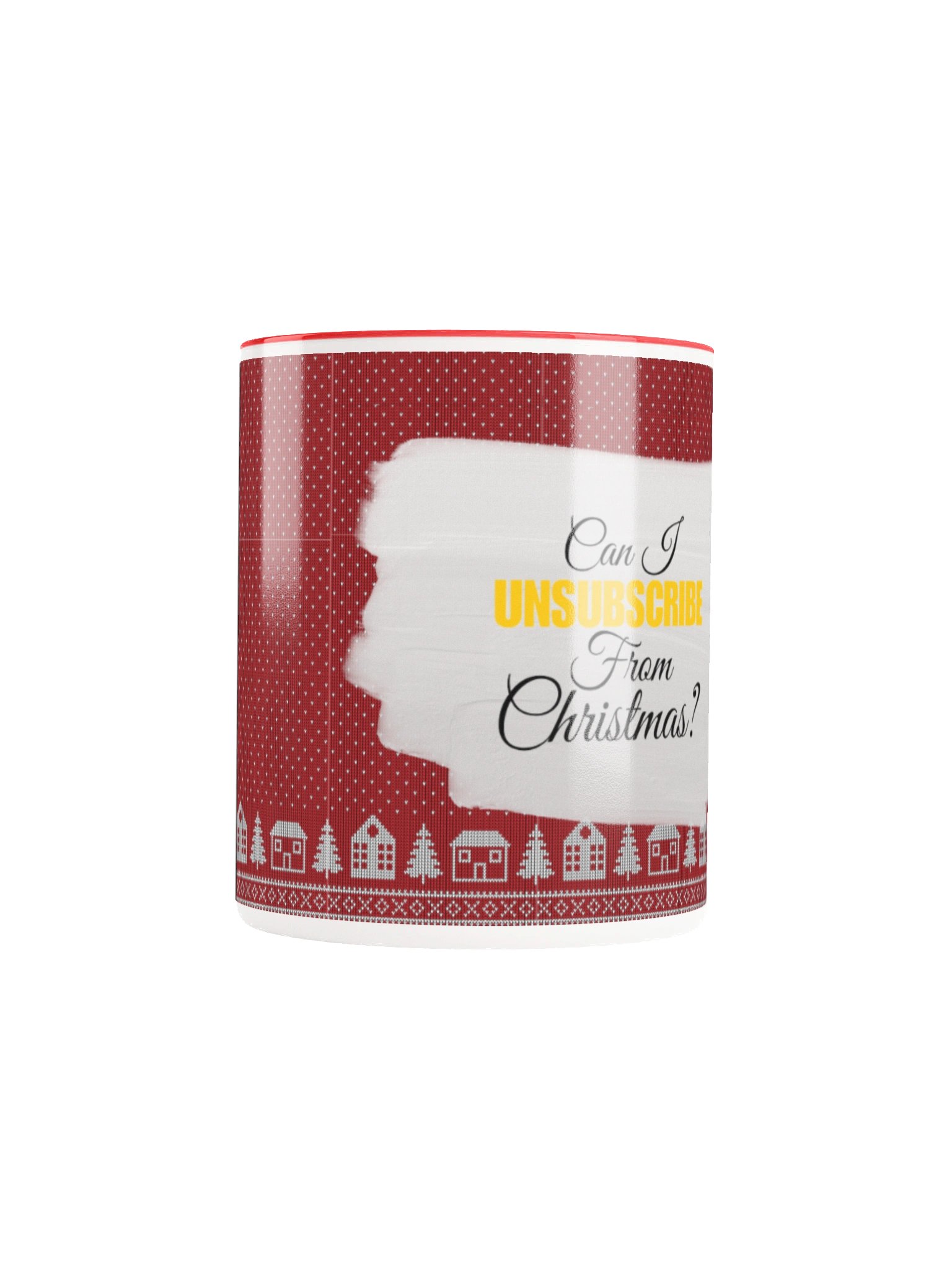 Unsubscribe From Christmas | Ceramic Mug with Color Inside product image (10)