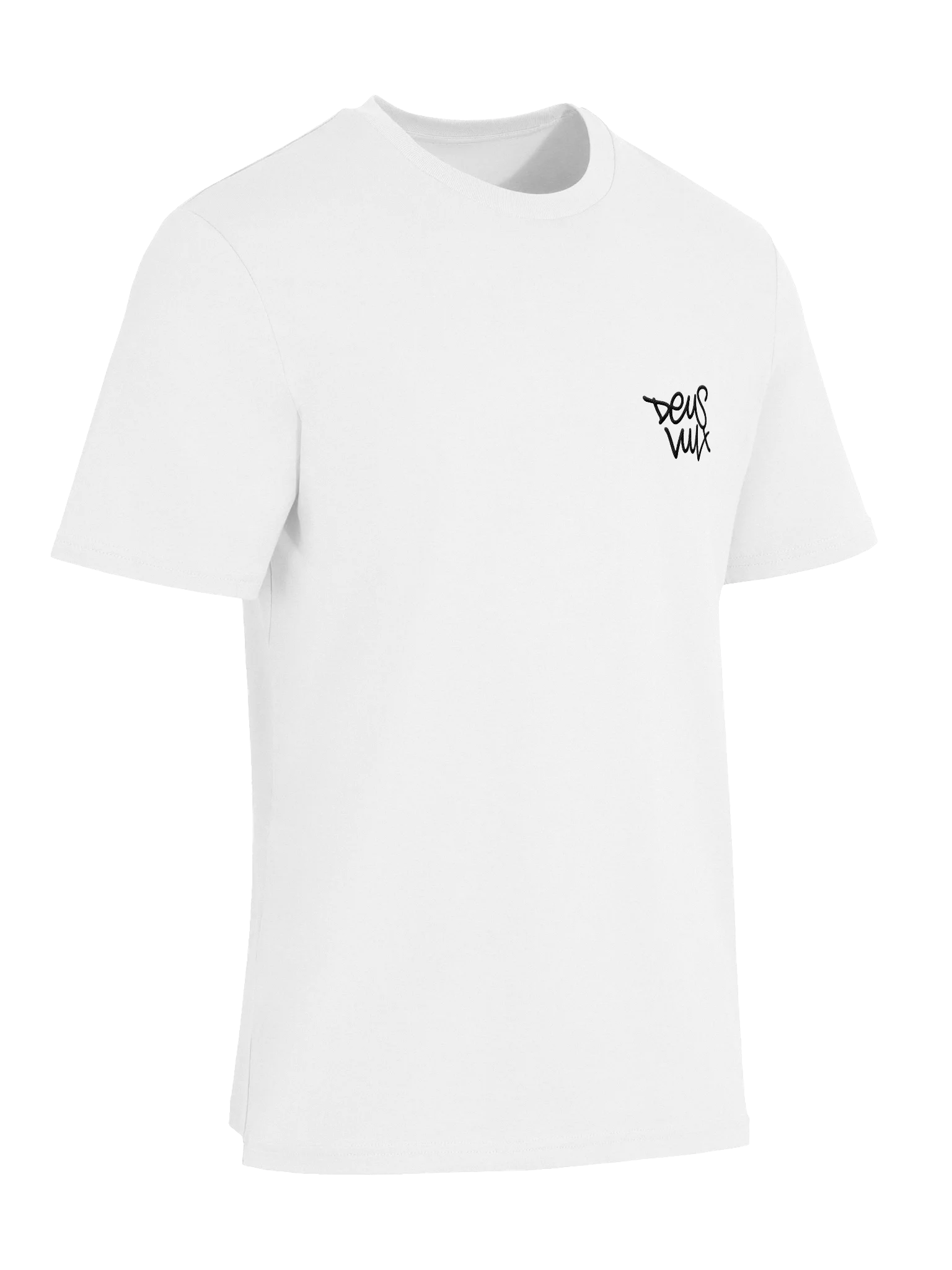 Deus Vult White Tee Embroidered product image (6)