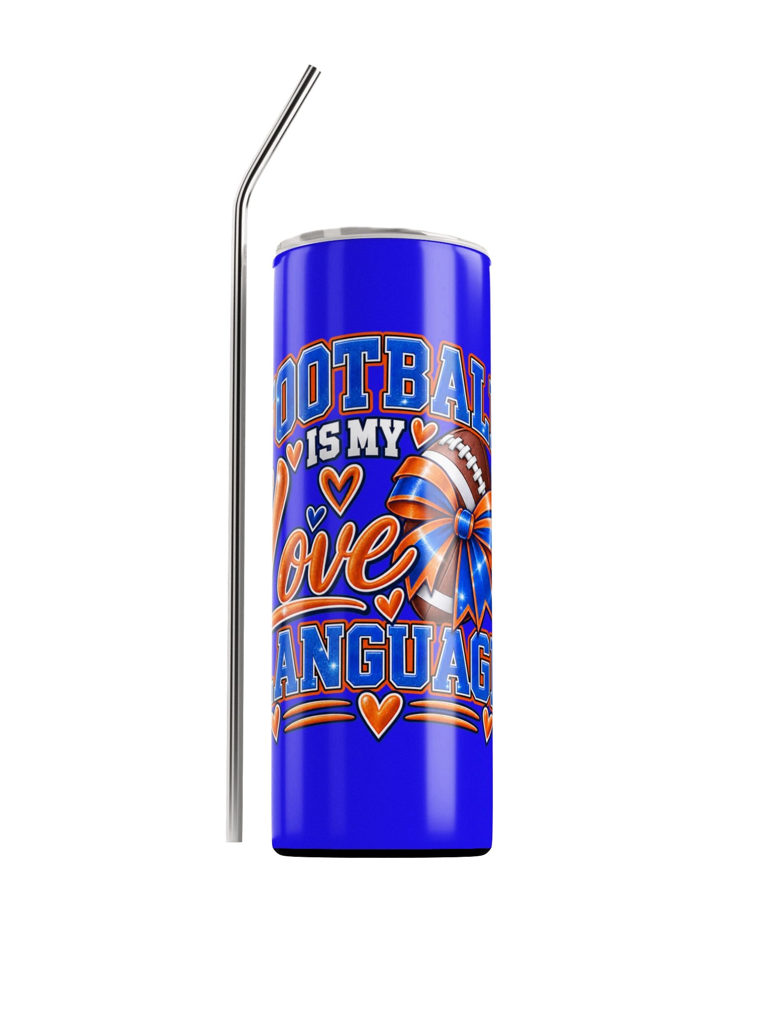 Football Is My Love Language Tumbler product image (1)