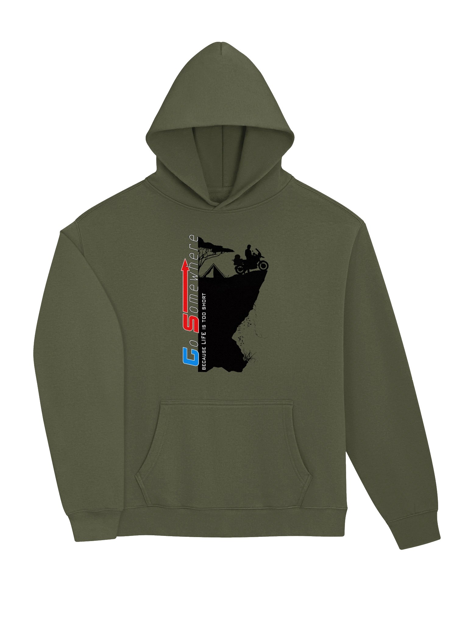 GS. Go Somewhere. Because life is too short. | MEN’S Hoodie product image (30)