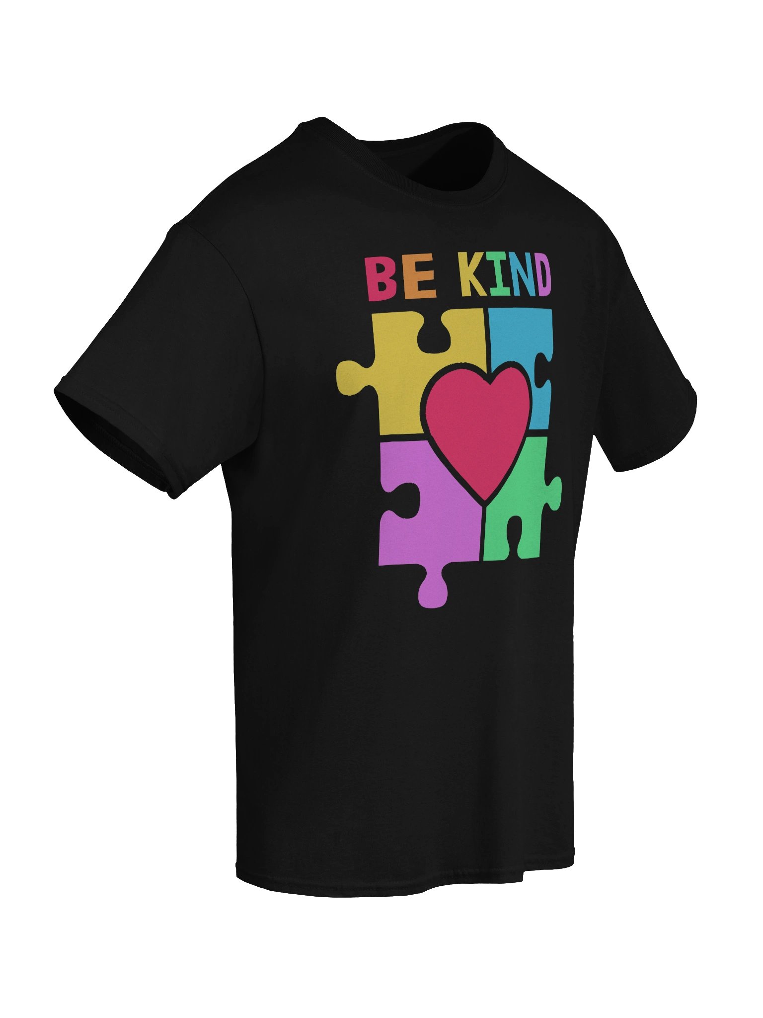 Kindness Puzzle Heart Tee product image (6)
