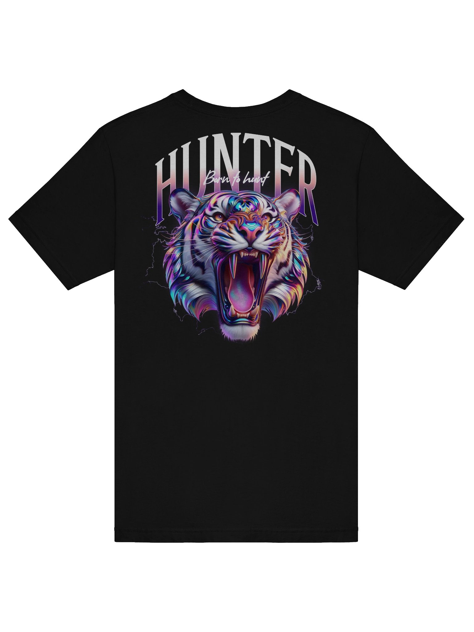 Unique Roaring Tiger Hunter T-Shirt for Everyday Wear product image (6)