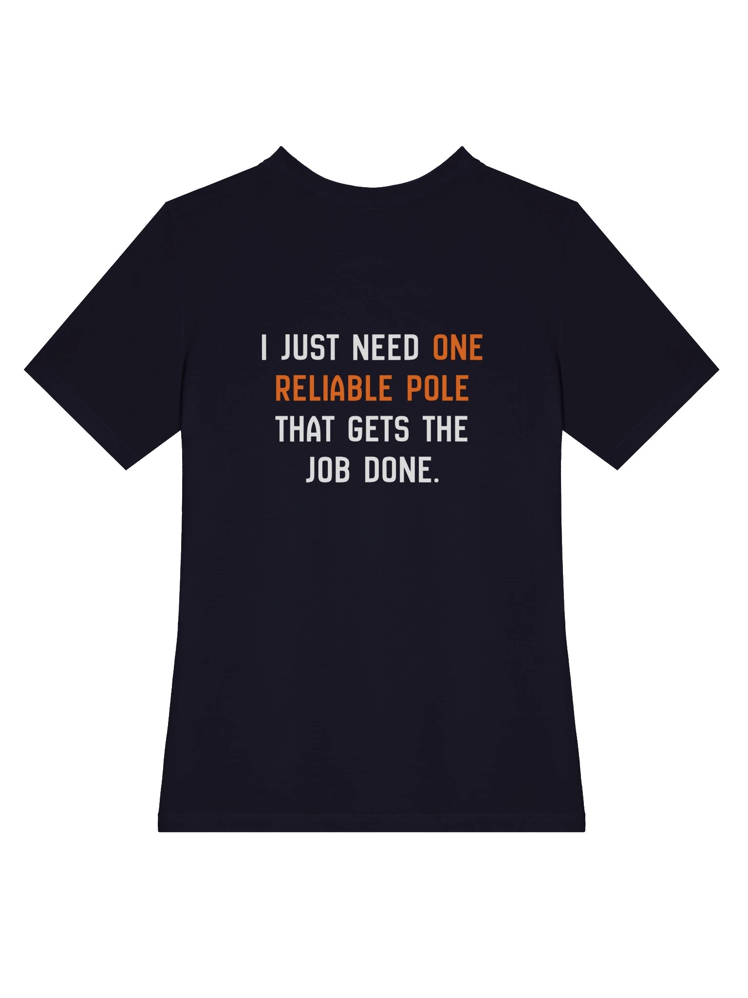 One Reliable Pole Women's Relaxed Tee (Navy) product image (4)