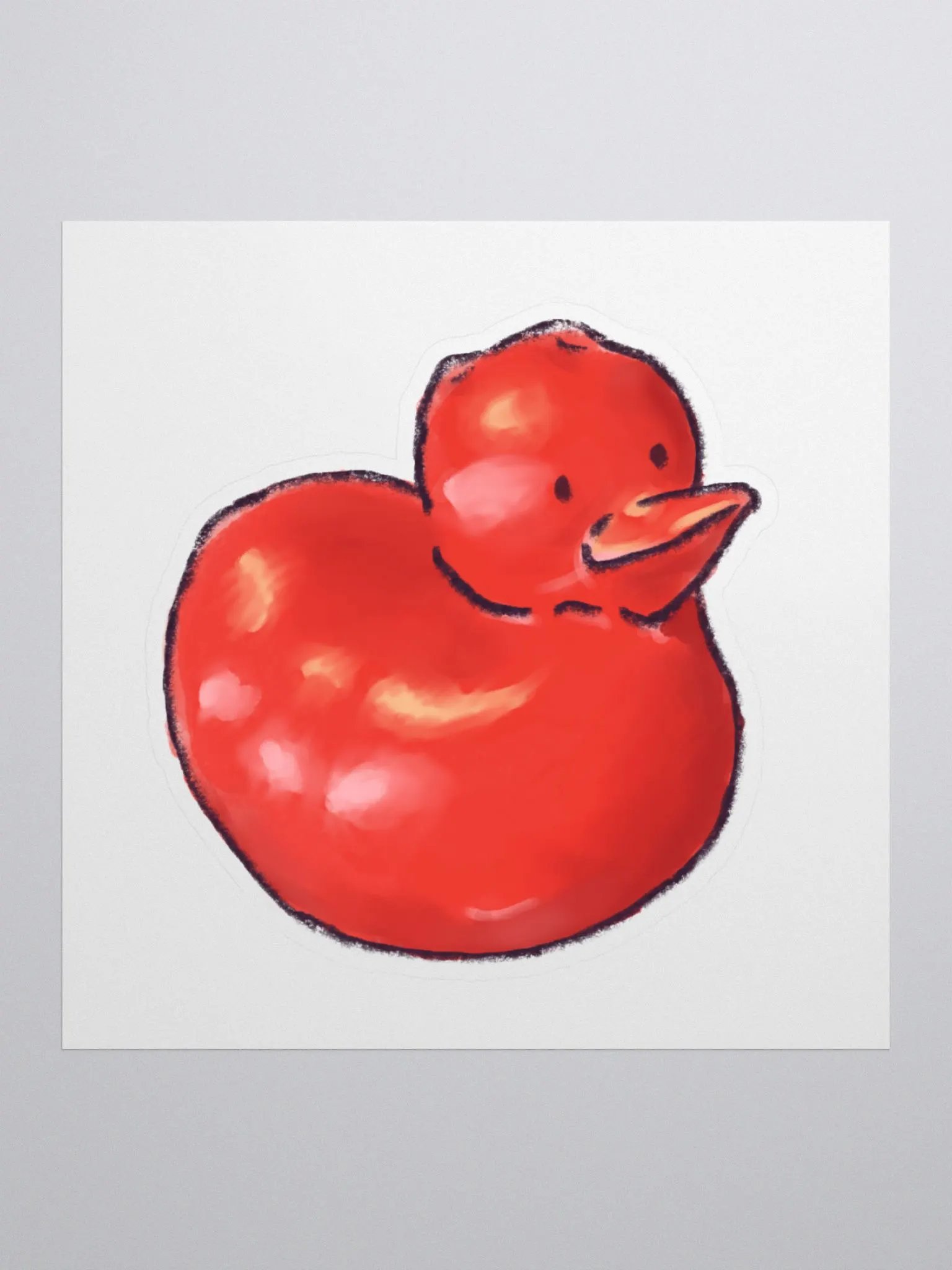 Tomato Duck Sticker product image (2)