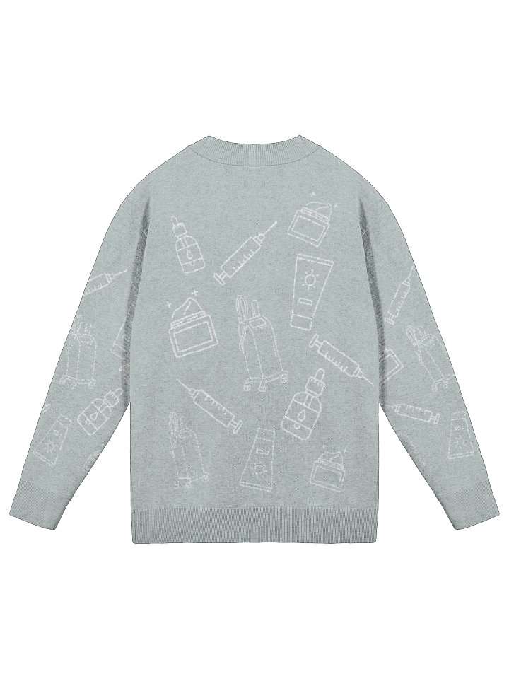 Aesthetics Knit Cardigan - Powder Blue product image (2)