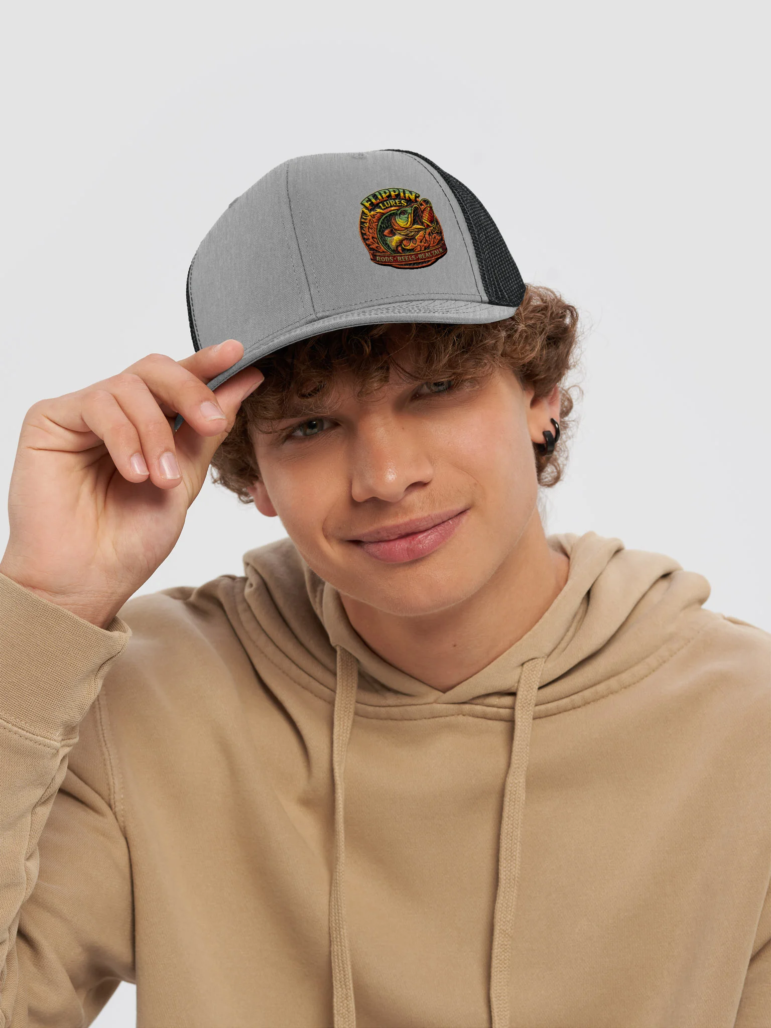 Flippin’ Motha Trucker Hat – Structured Mid-Profile product image (6)