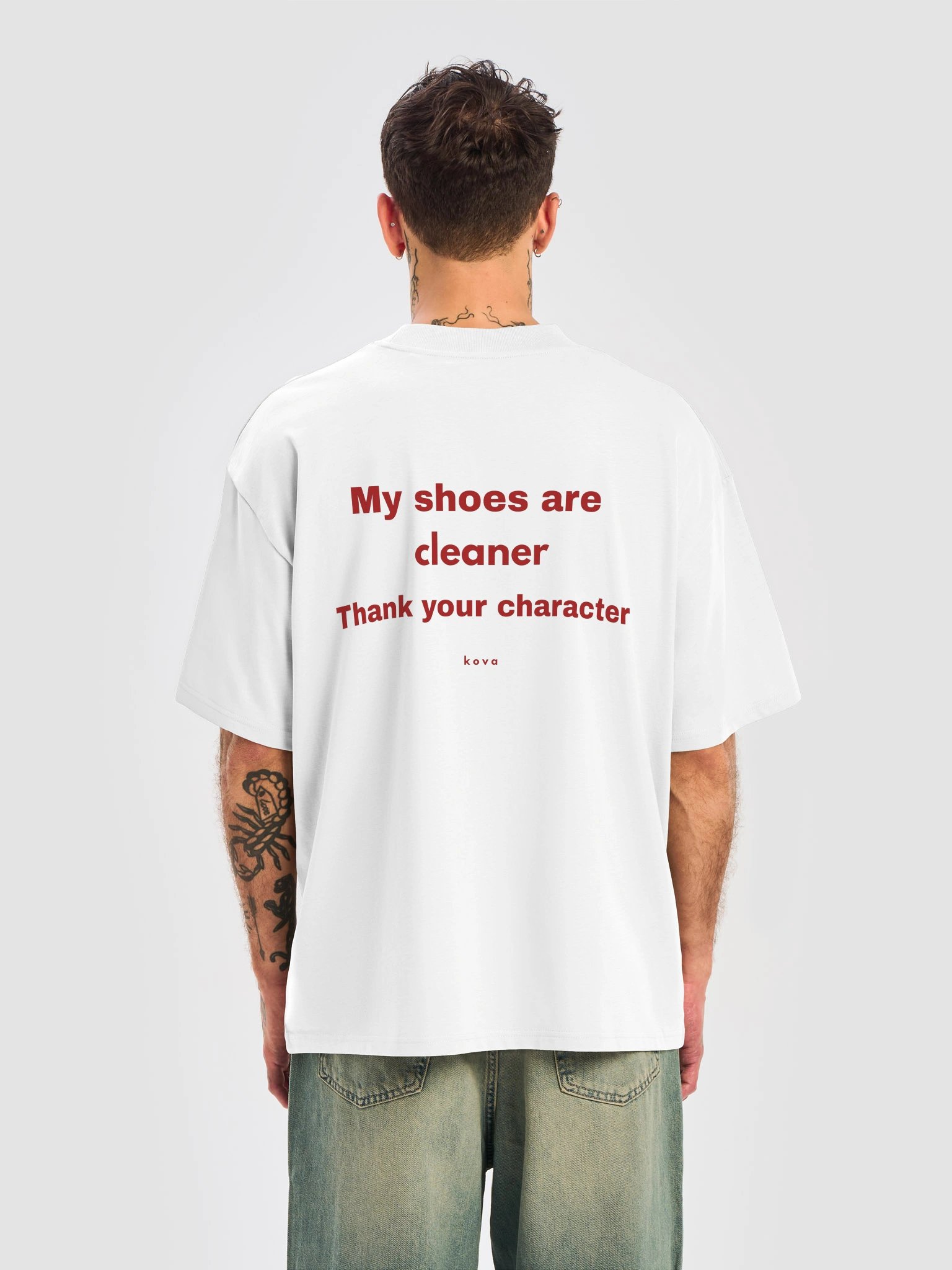 My Shoes Are Cleaner — Oversized Tee product image (2)