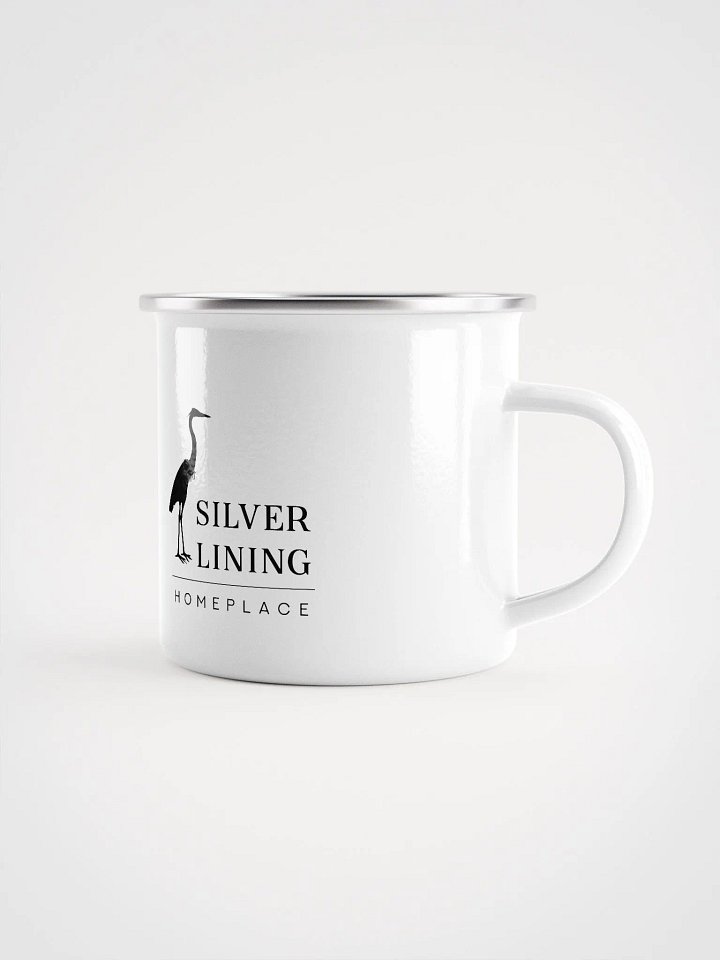Heron Logo Enamel Mug product image (2)