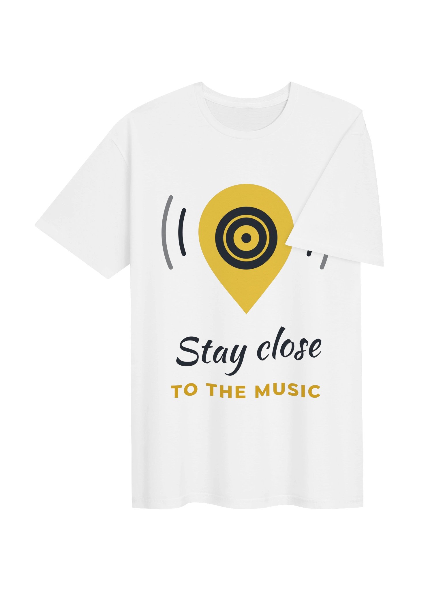 Stay Close to the Music Tee (Brush, White) product image (4)