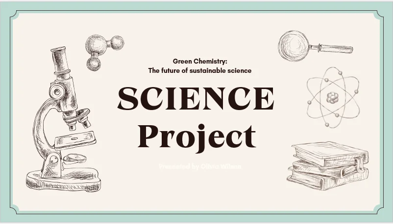 Illustrative Science Project présentation product image (1)