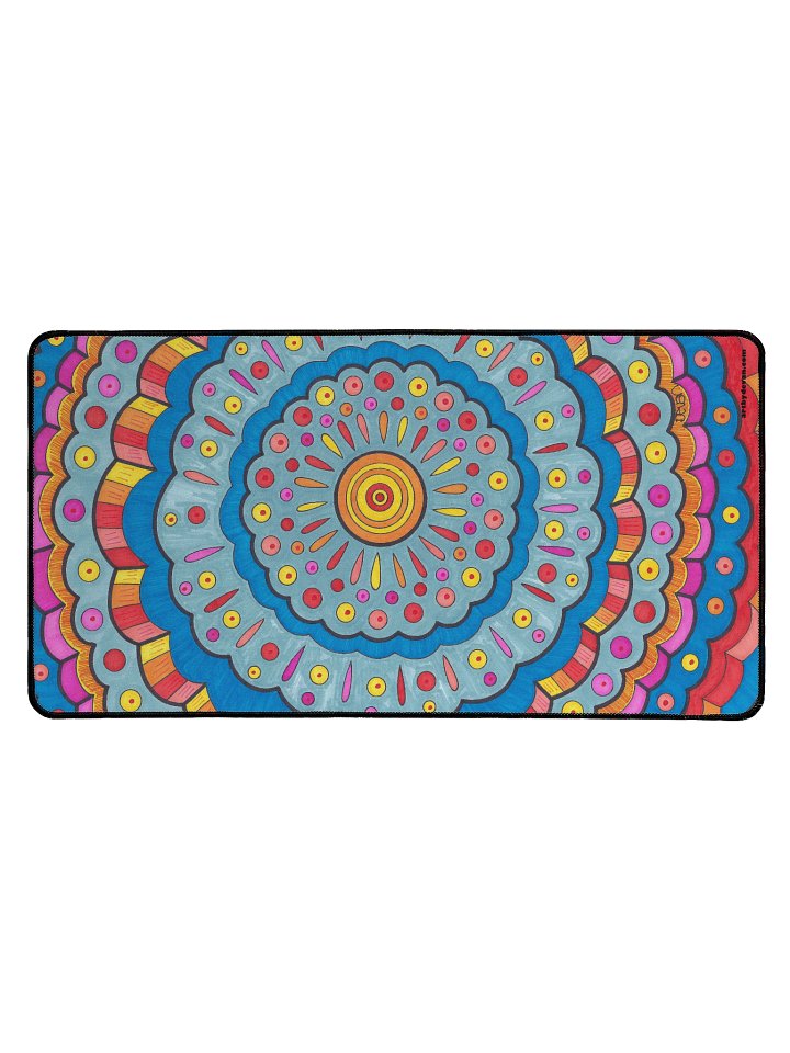 Sunshine Mandala Desk Mat product image (1)