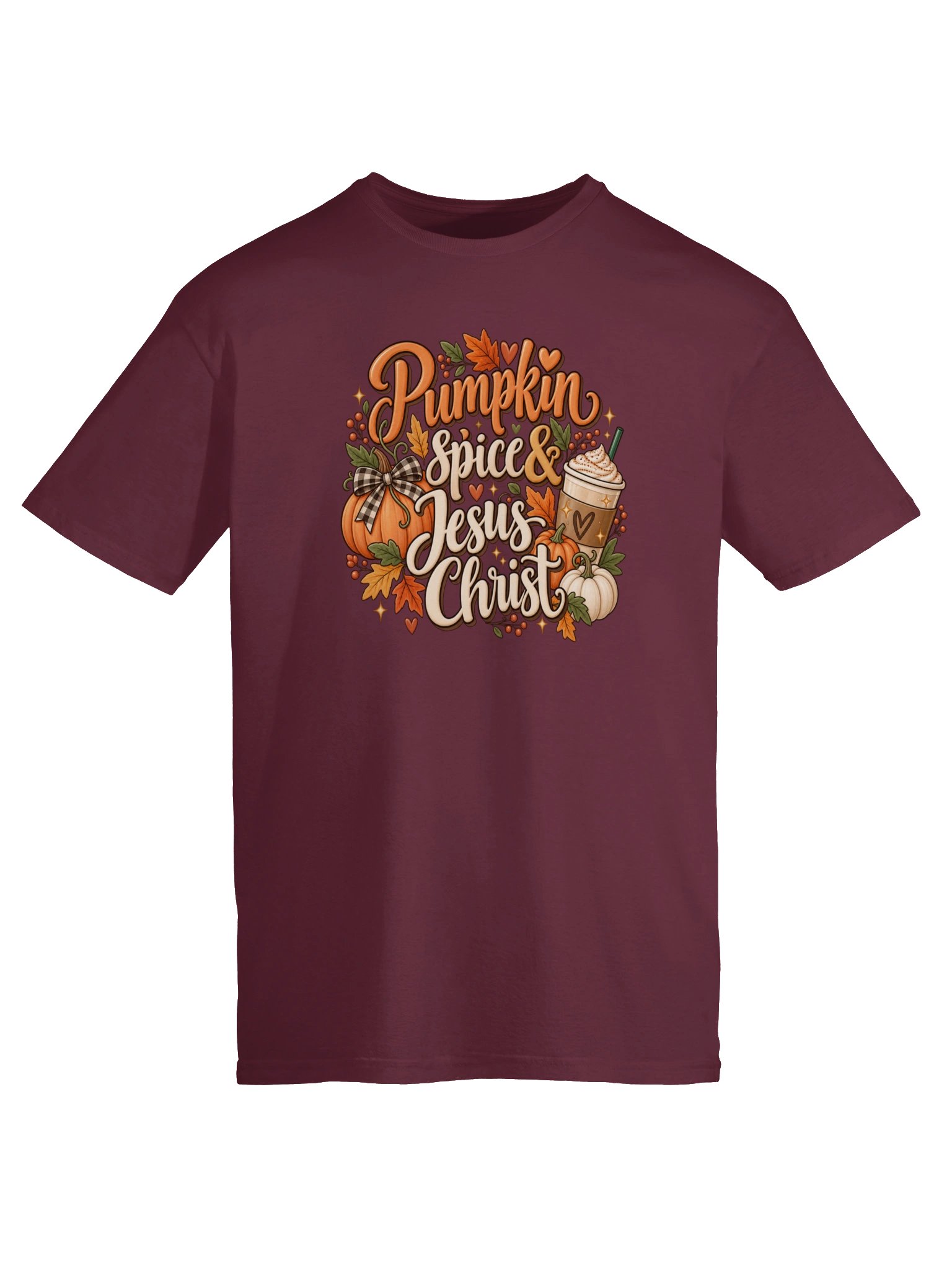 Pumpkin Spice & Jesus Christ Tee | Psalm 34:8 product image (35)