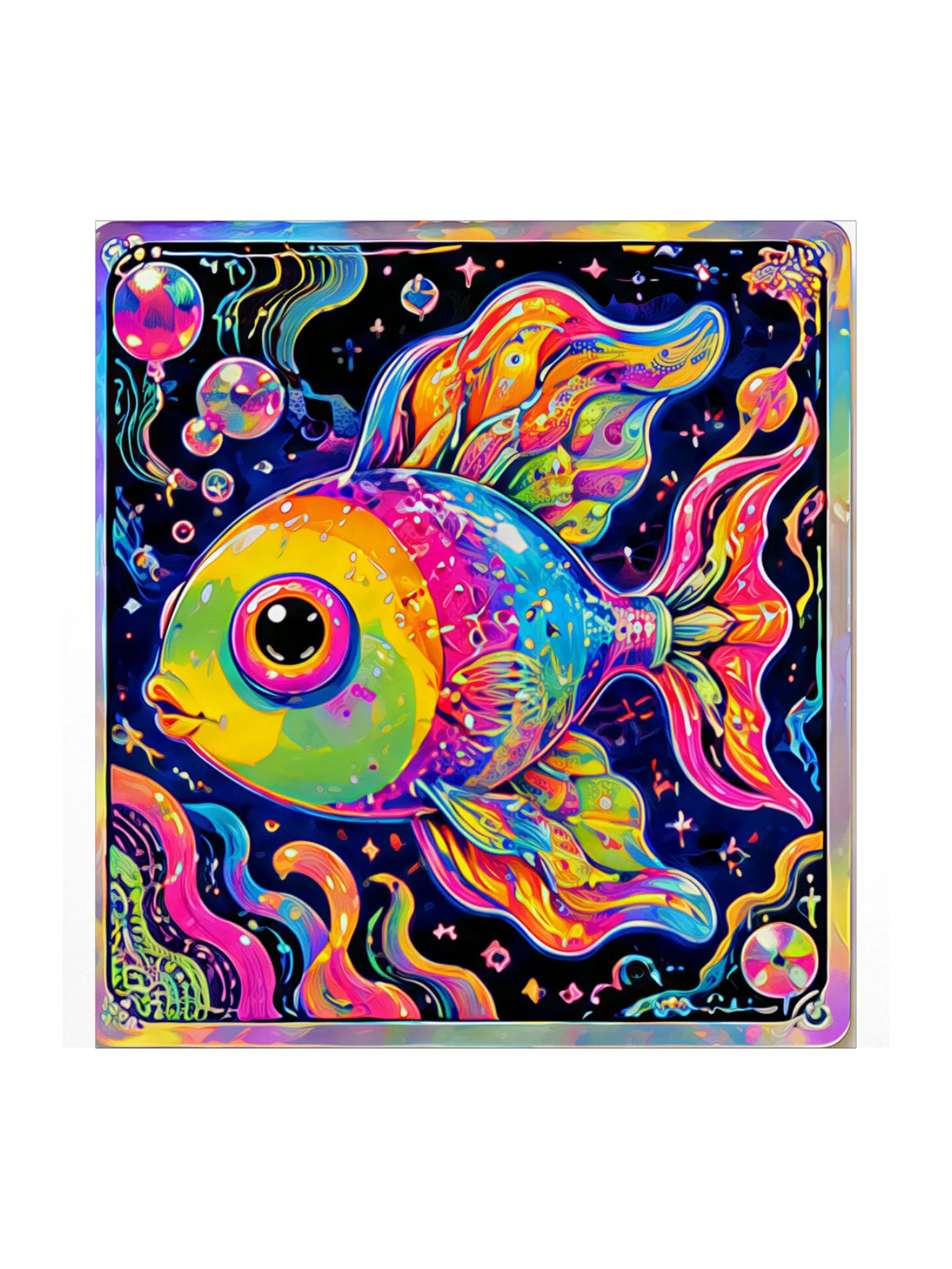 Rainbow Fish Sticker product image (1)