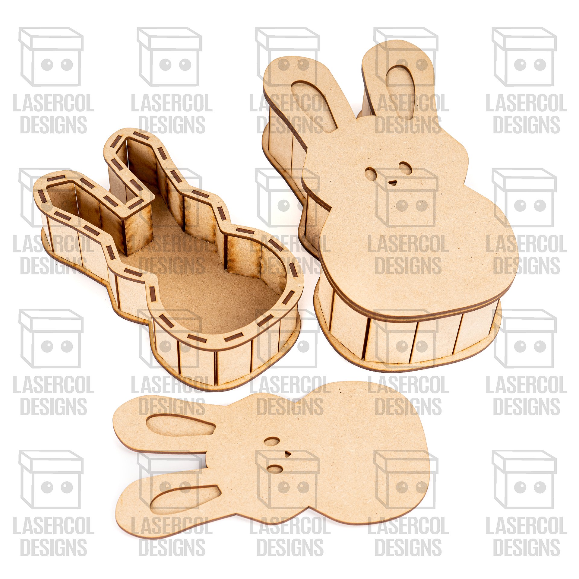 Easter Boxes Bundle (Set 1-2-3-4) - Laser Cut Files product image (10)