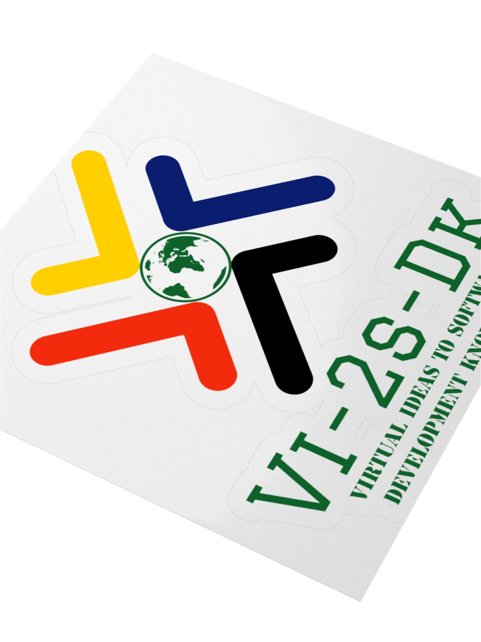 Vi-2s-Dk Global Emblem Kiss Cut Stickers product image (3)
