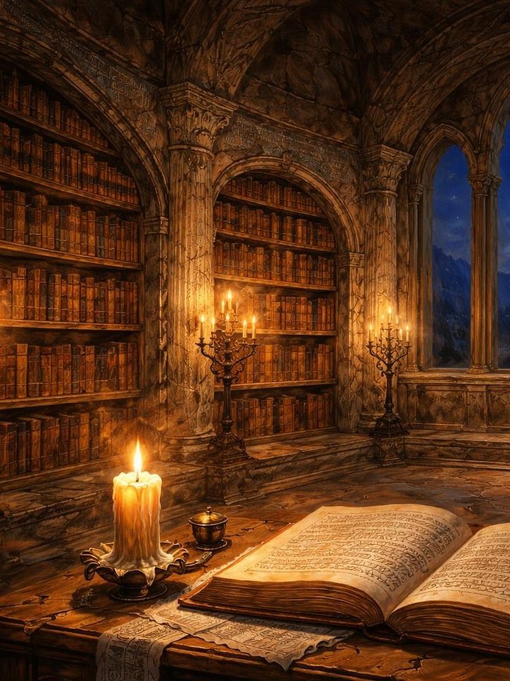ACOTAR Night Court Library, Candlelit Music & Ambience product image (1)