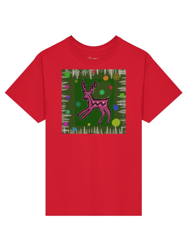 ArtyWear Tee of the Month - Dec '25 'Happy Holiday Deer' product image (1)