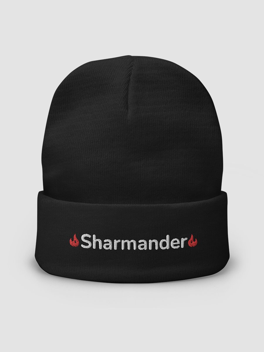 Knit Sharmander Beanie (White) product image (2)