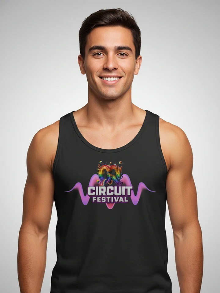 CQ CIRCUIT FESTIVAL – NEON WAVE PARTY TANK product image (1)