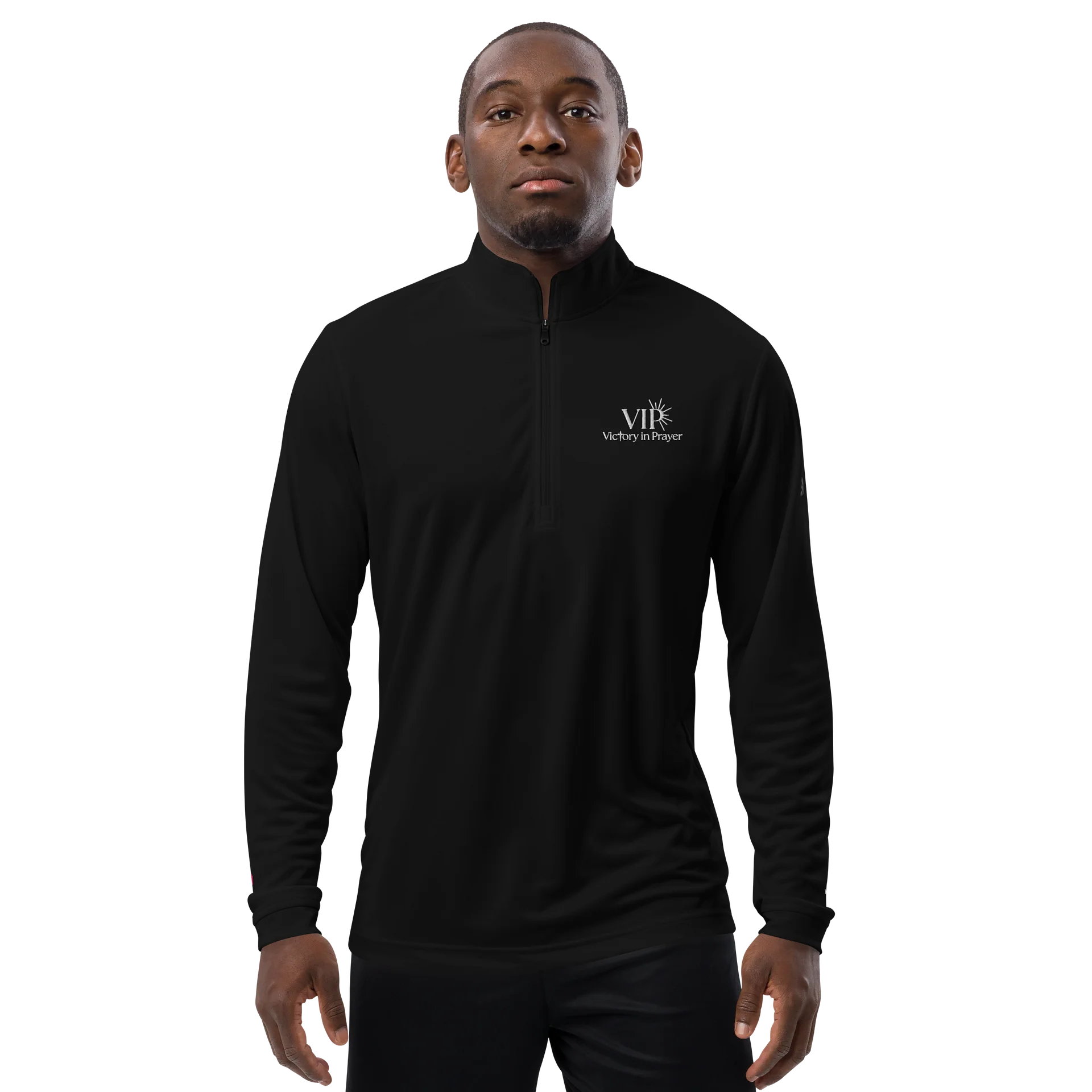 Premium Embroidered Victory in Prayer Hebrews 11:1 Quarter Zip product image (2)