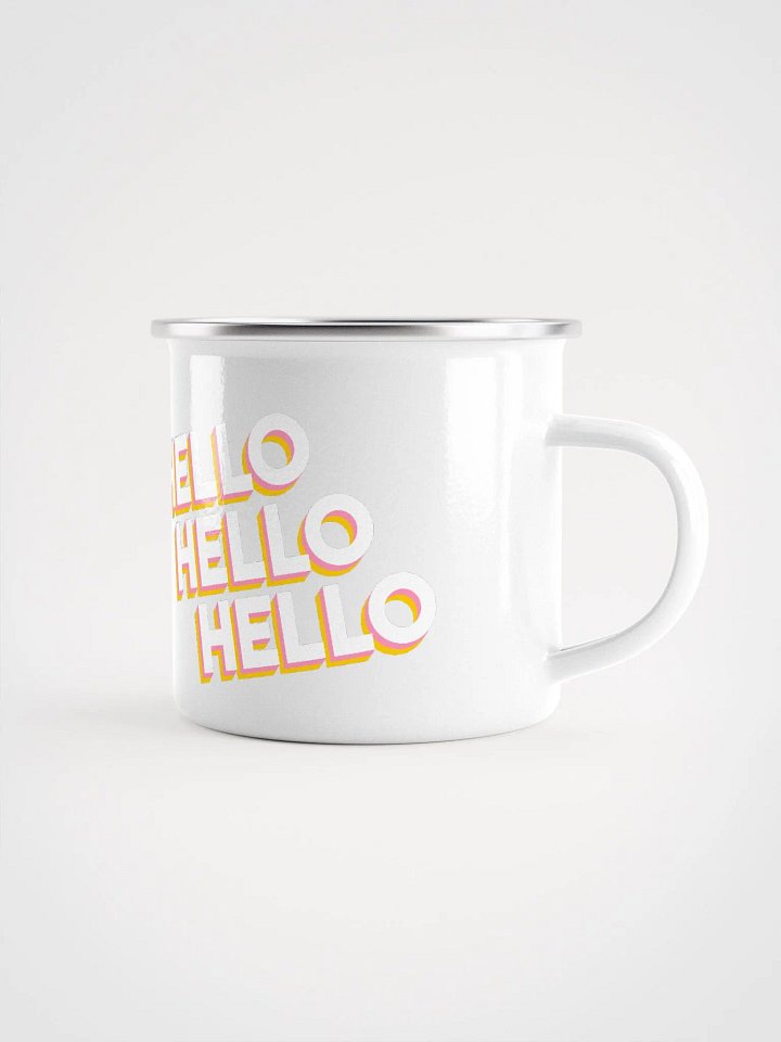 Hello Hello Hello | Enamel Mug product image (1)