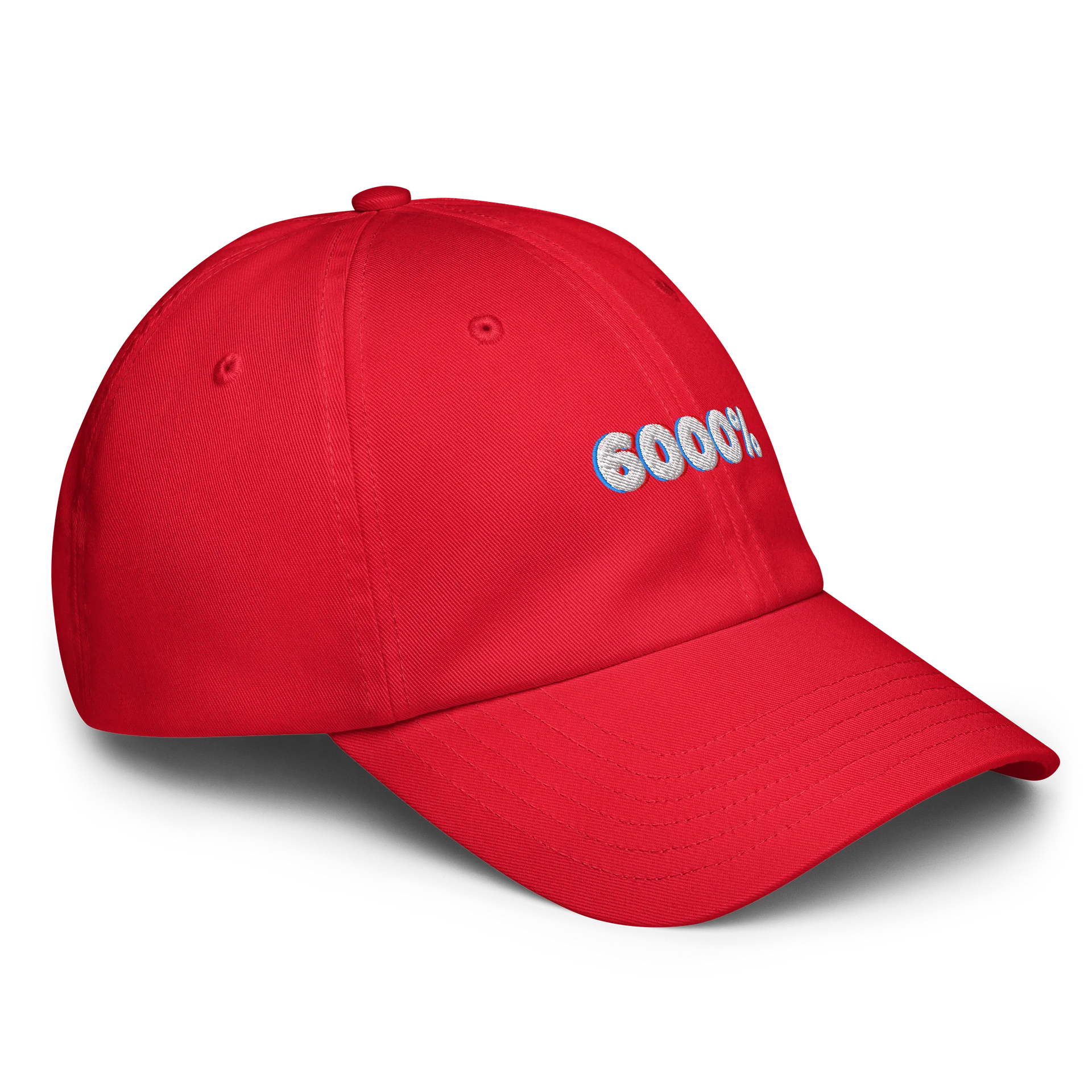 6000% Dad Hat | R E D product image (4)