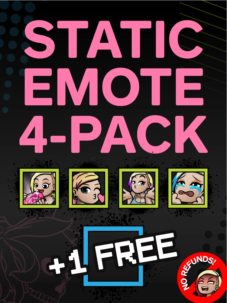 Static Emote 4-Pack product image (1)