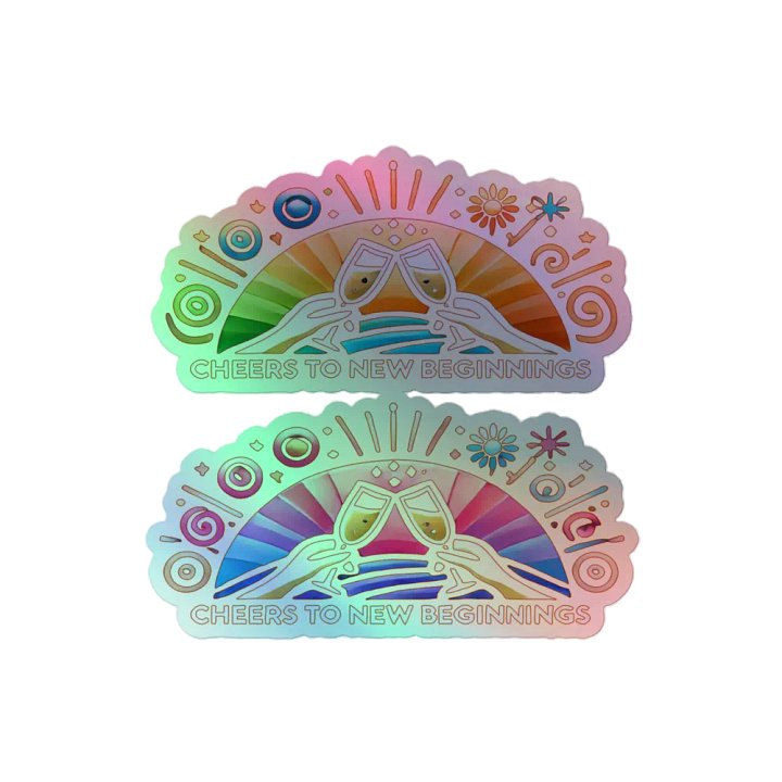 New Beginnings Holographic Sticker Set product image (2)