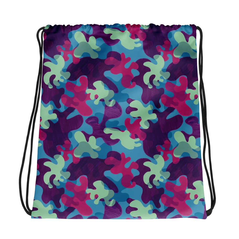 Mermaid Blobs Drawstring Bag product image (1)