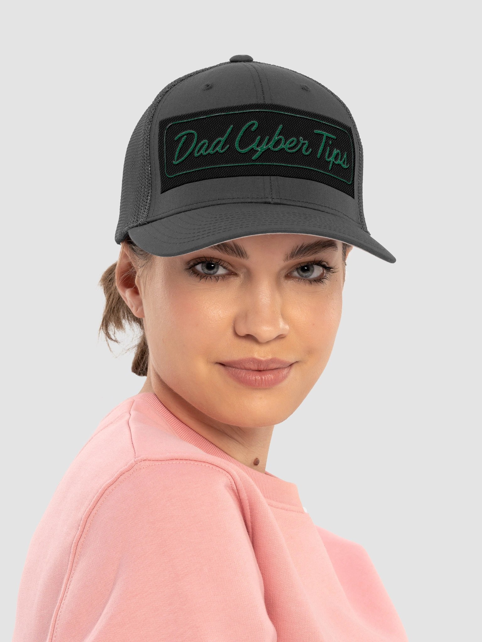 DadCyberTips Trucker Fitted hat product image (5)