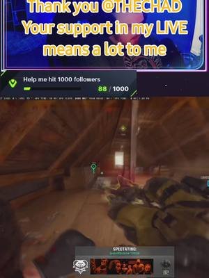 THECHAD, thank you for the incredible support in my LIVE! I will keep creating better LIVE content! @THECHAD #livegift #arhelmet 
