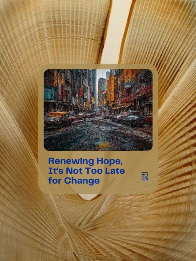 Renewing Hope, It's Not Too Late for Change product image (1)