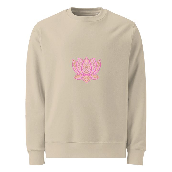 Golden Lotus Eye Organic Sweatshirt product image (1)