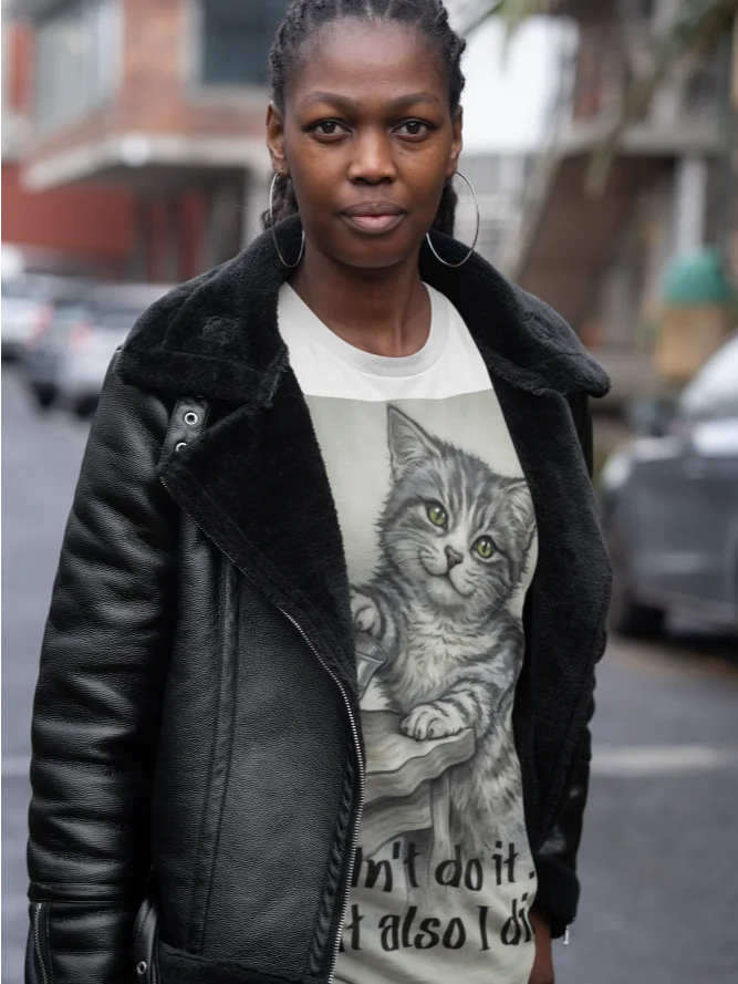 I Didn’t Do It Cat Shirt product image (9)