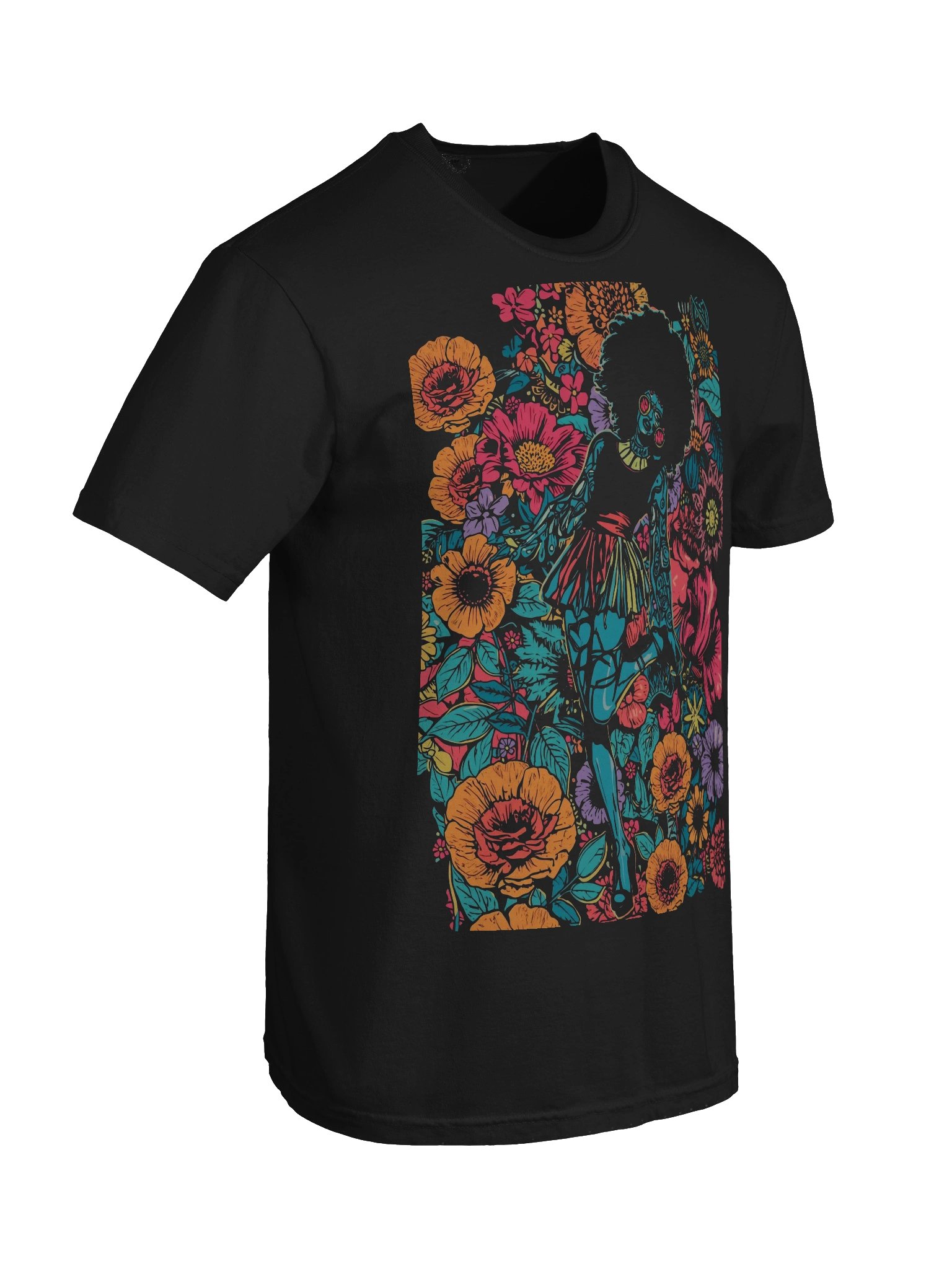 Afro Bloom Pop-Art Heavyweight Tee product image (4)
