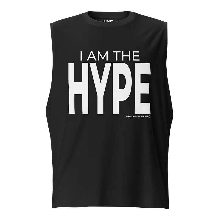 I am the Hype Muscle tee - black product image (1)