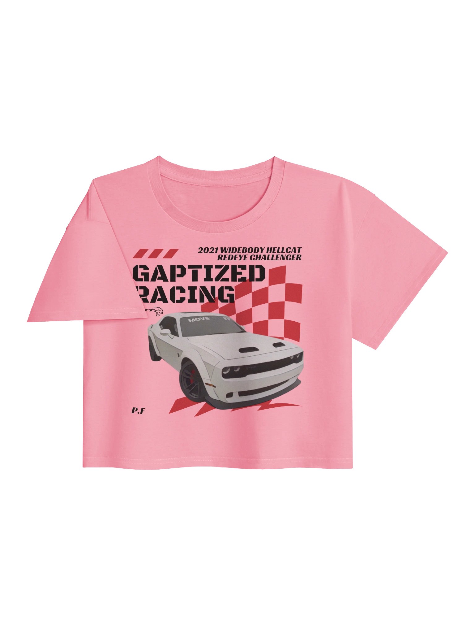 Gaptized Racing™ Women’s Crop Top Tee product image (3)
