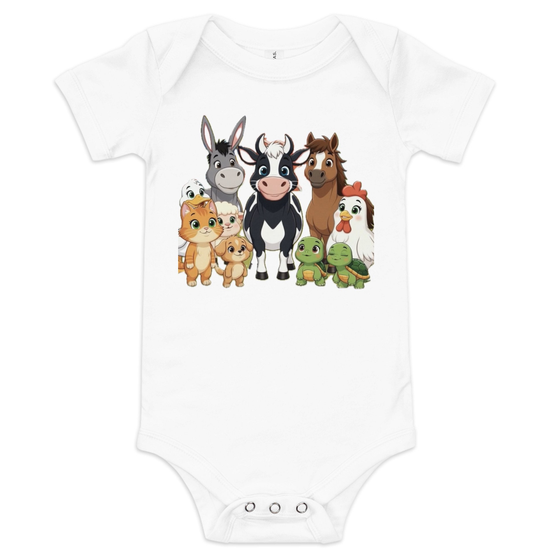 Cute Farm Animal Baby Onesie product image (1)